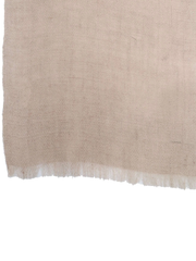 Pashmina Handloom Solid Shawl - Nude