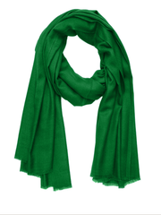 Pashmina Handloom Solid Shawl - Emerald