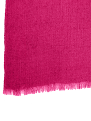 Pashmina Handloom Solid Shawl - Fuscia Rose