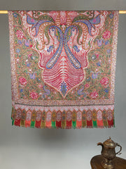 Pashmina Handloom Kashmiri Kalamkari Shawl