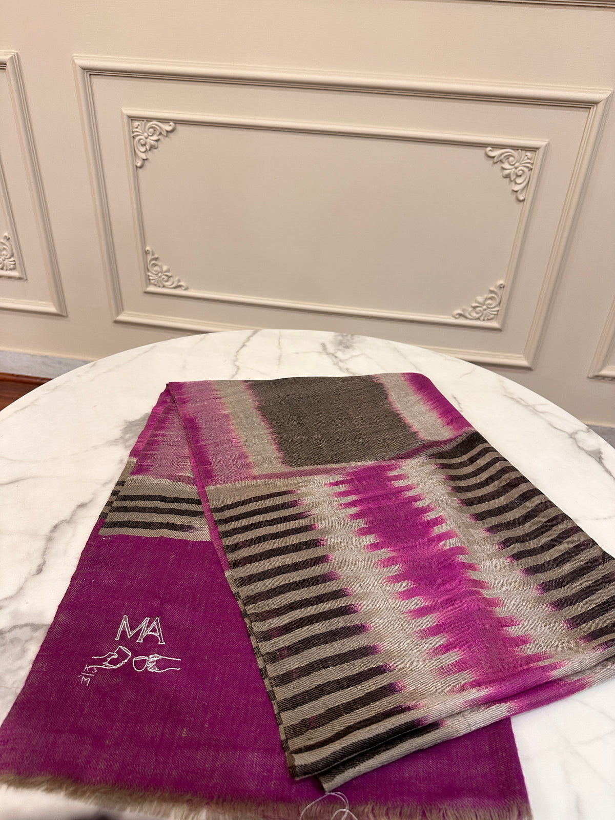 شال الباشمينا اليدوي كالامكاري 
