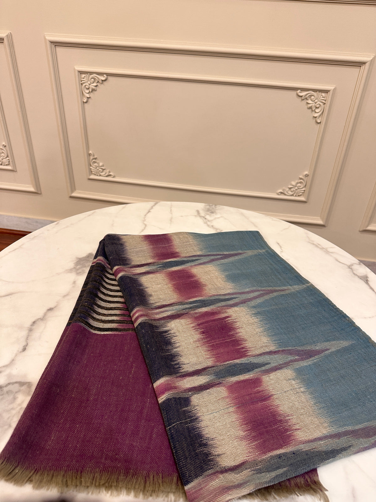 شال الباشمينا اليدوي كالامكاري 