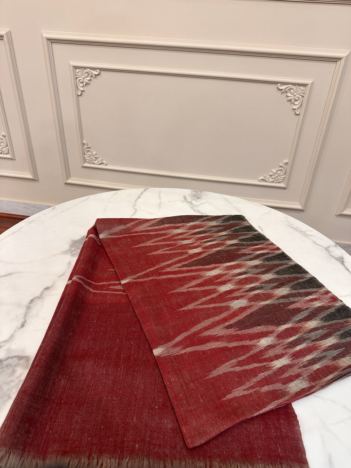 Pashmina Handloom Ikat Stole