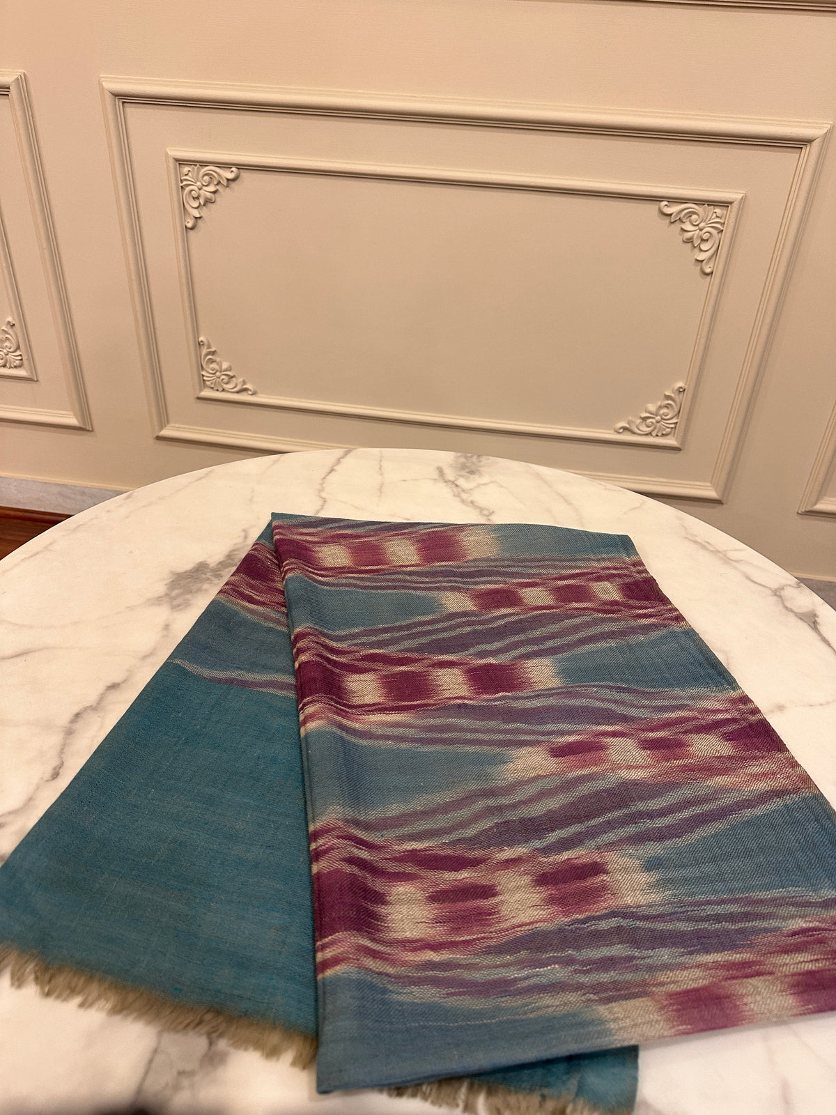 Pashmina Handloom Ikat Stole