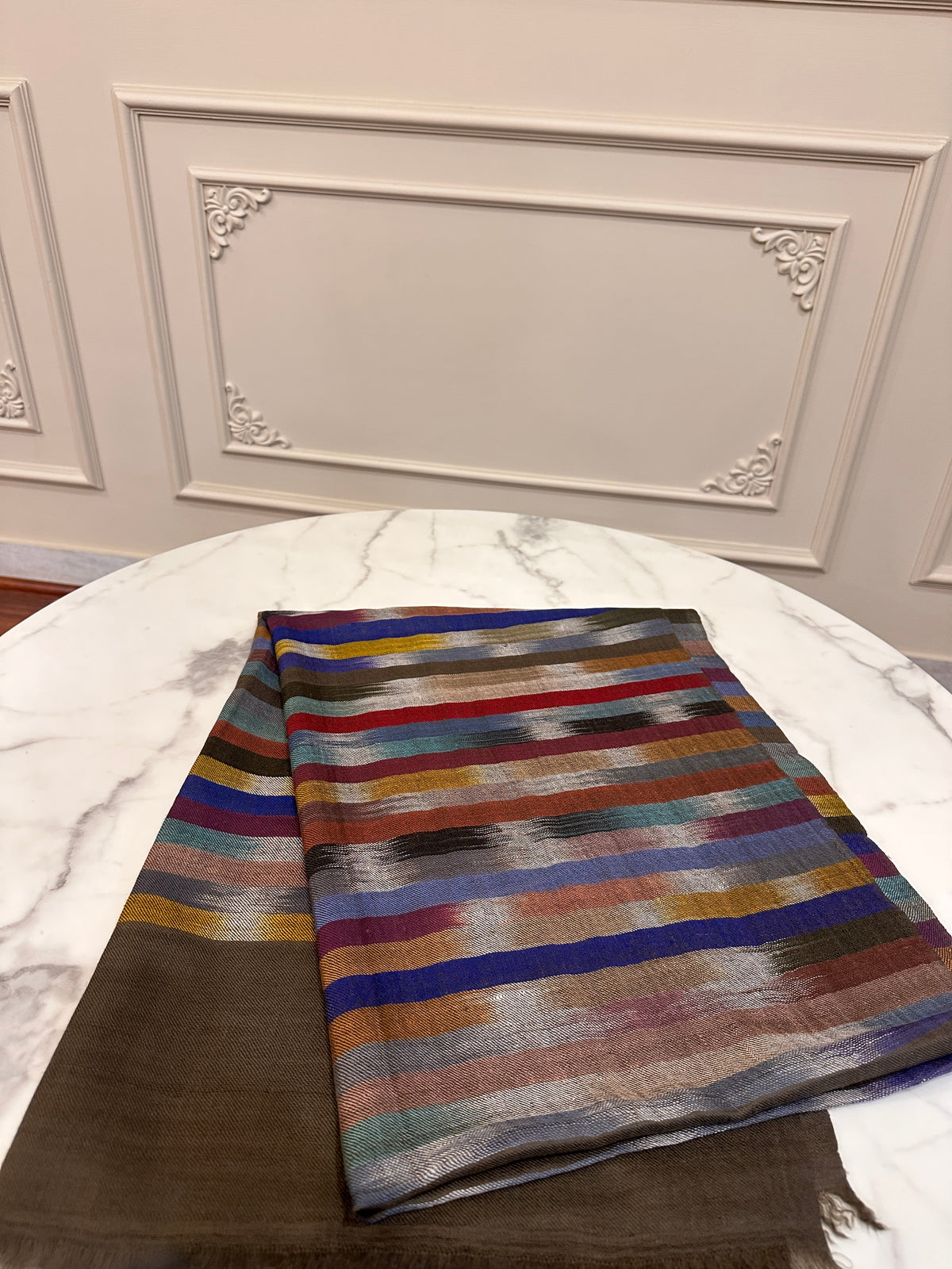 شال الباشمينا اليدوي كالامكاري 