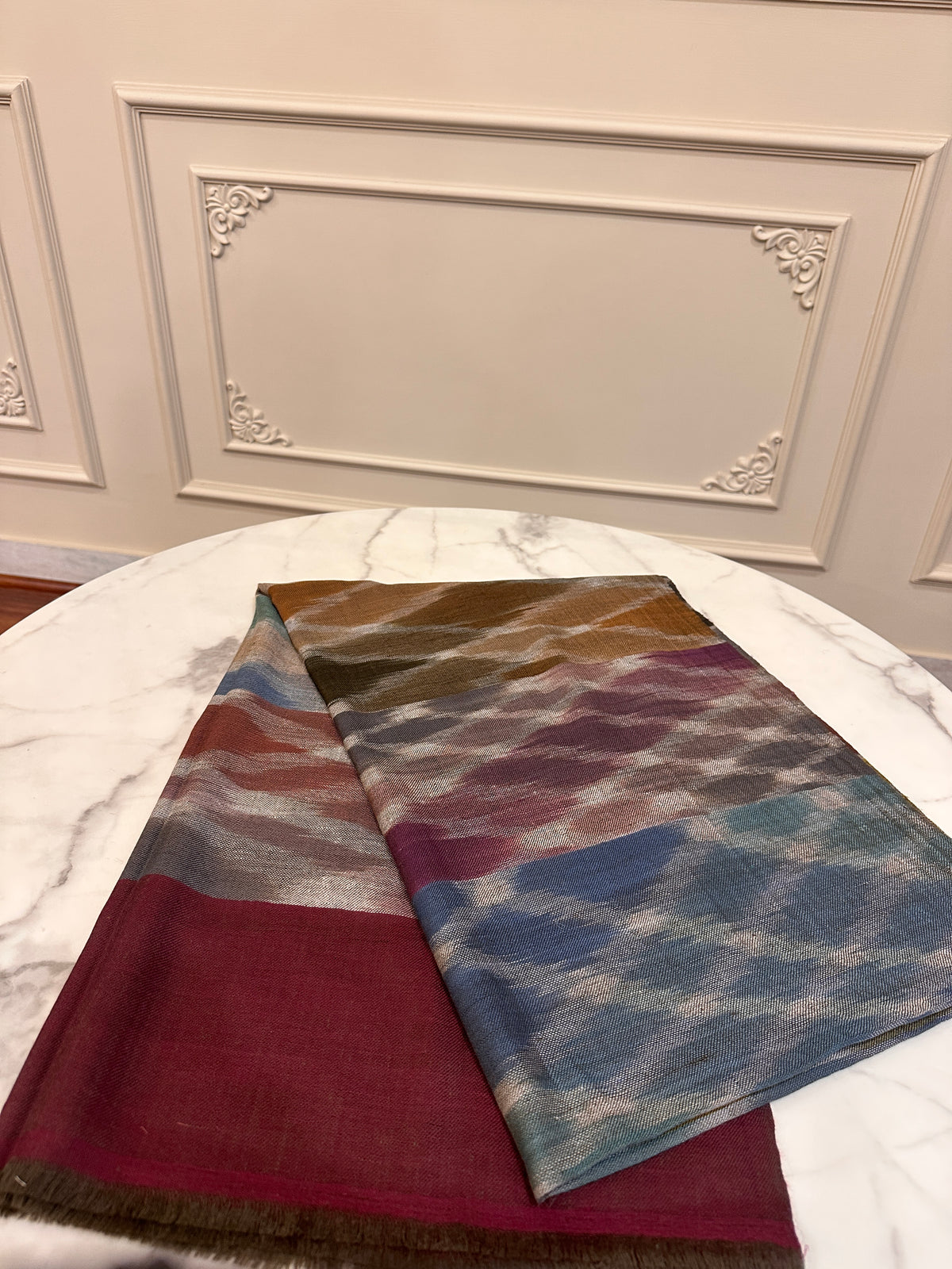 شال الباشمينا اليدوي كالامكاري 