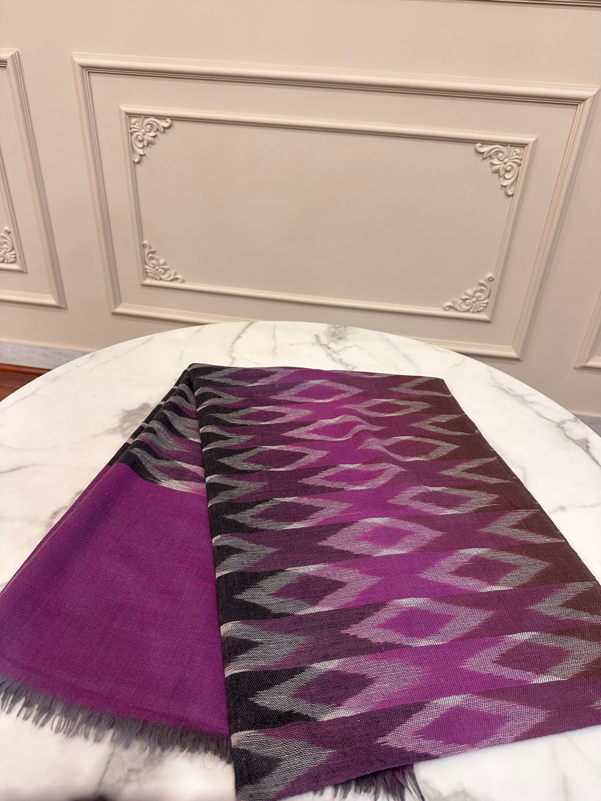 Pashmina Handloom Ikat Stole