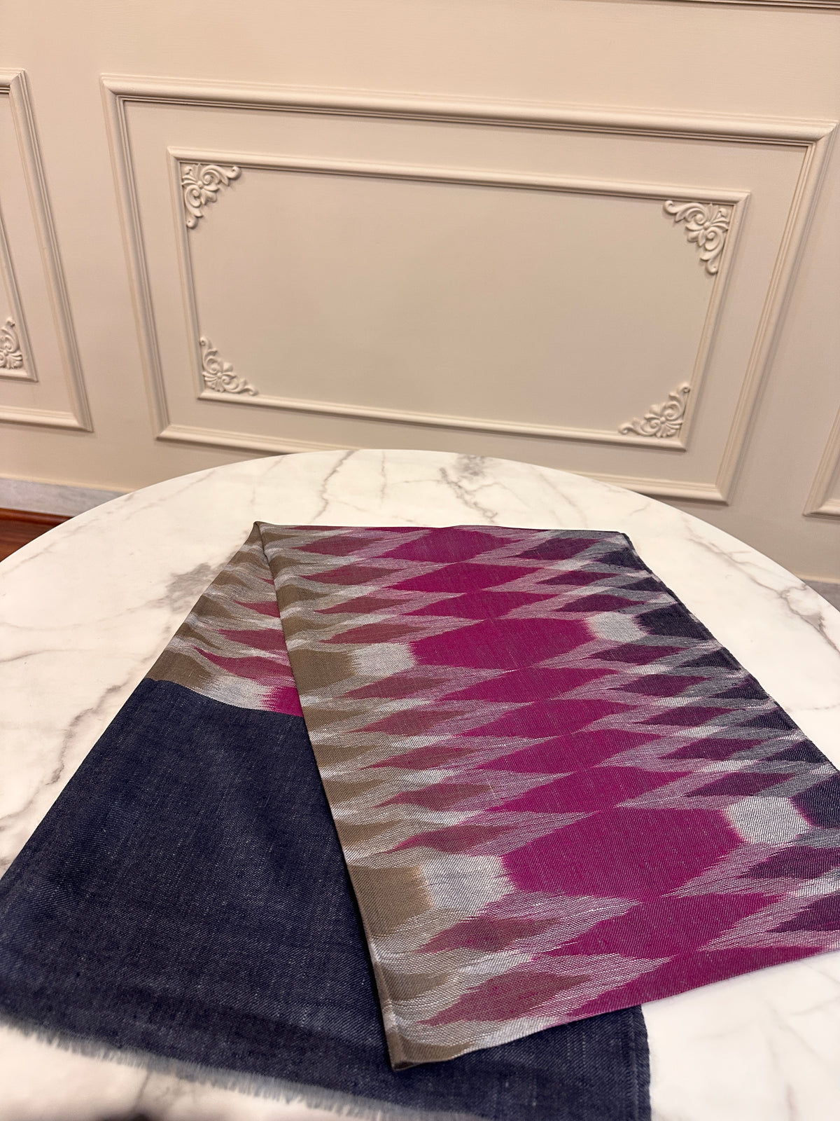 Pashmina Handloom Ikat Stole