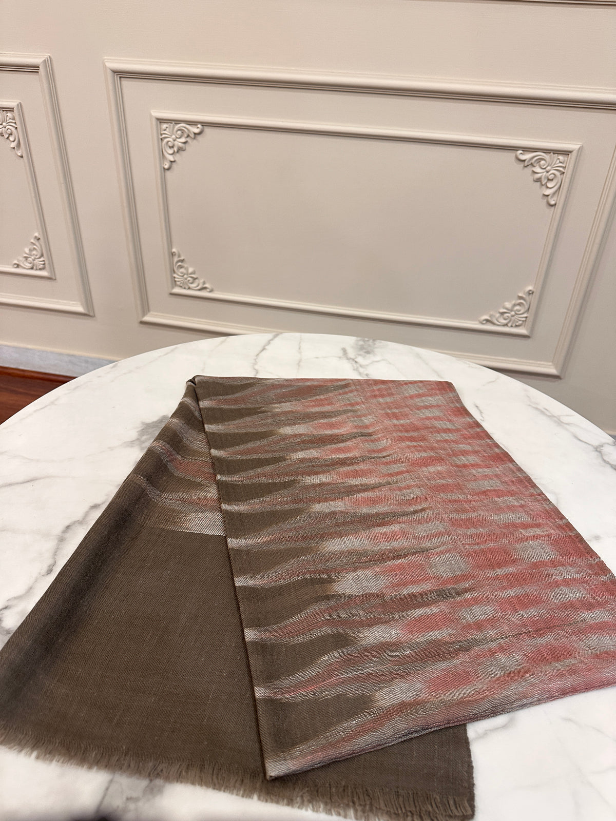 Pashmina Handloom Ikat Stole