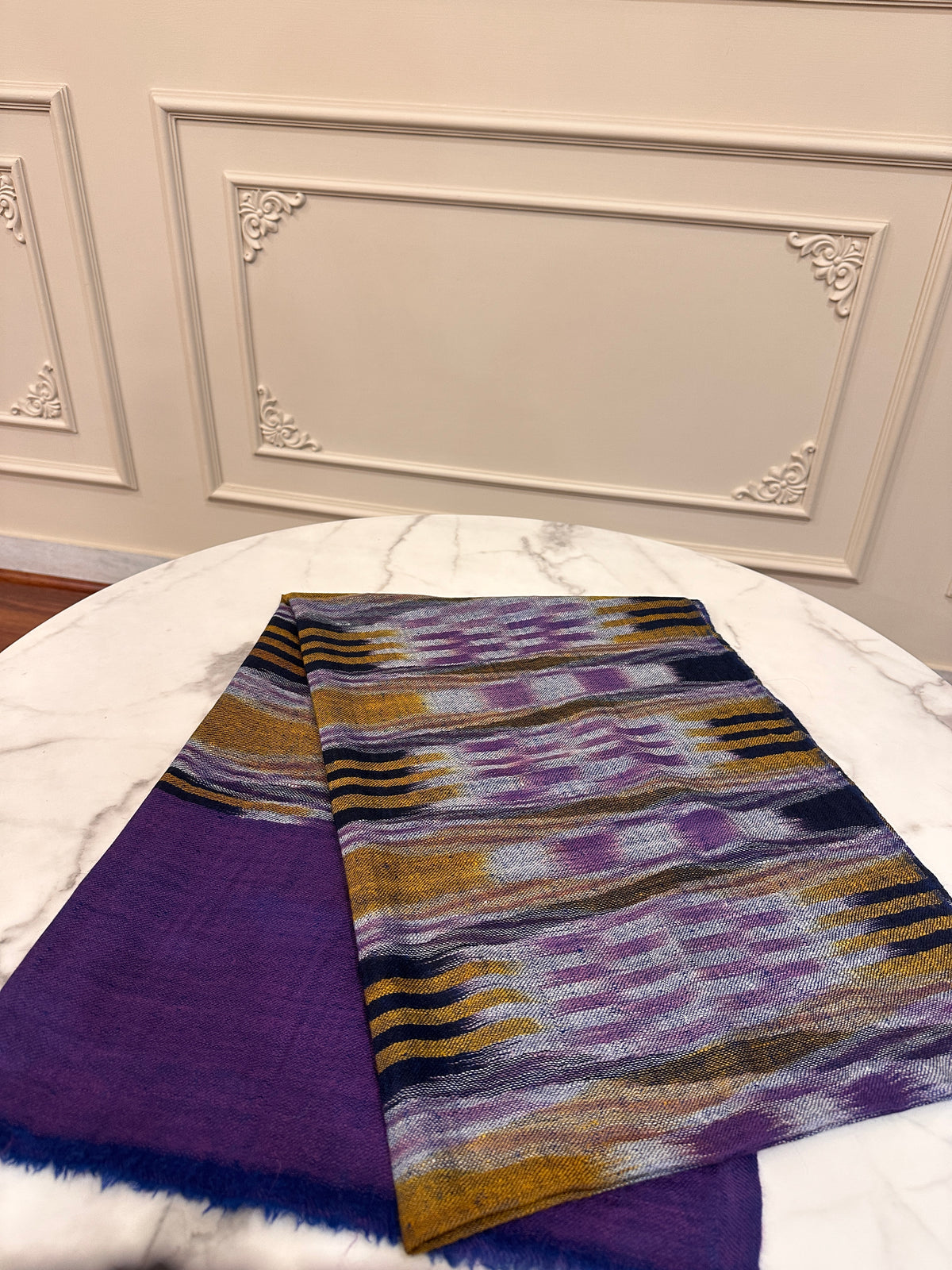 Pashmina Handloom Ikat Stole