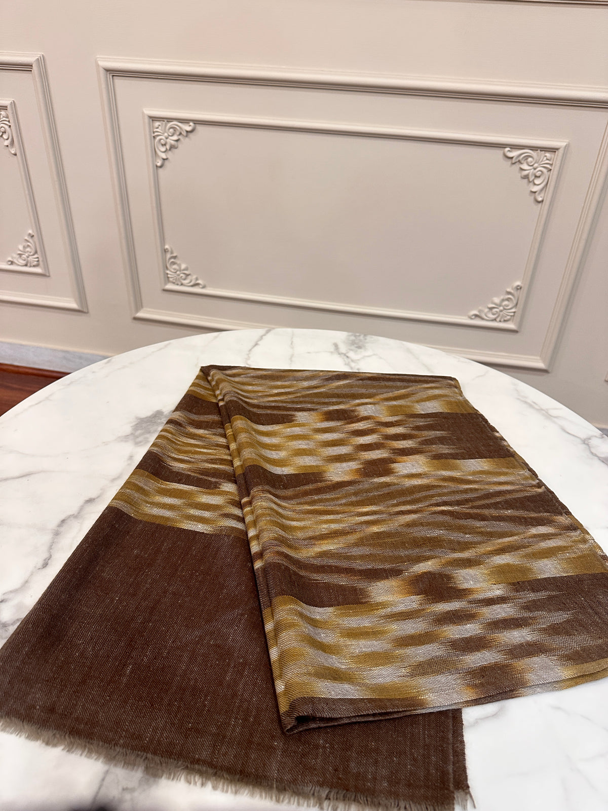 Pashmina Handloom Ikat Stole