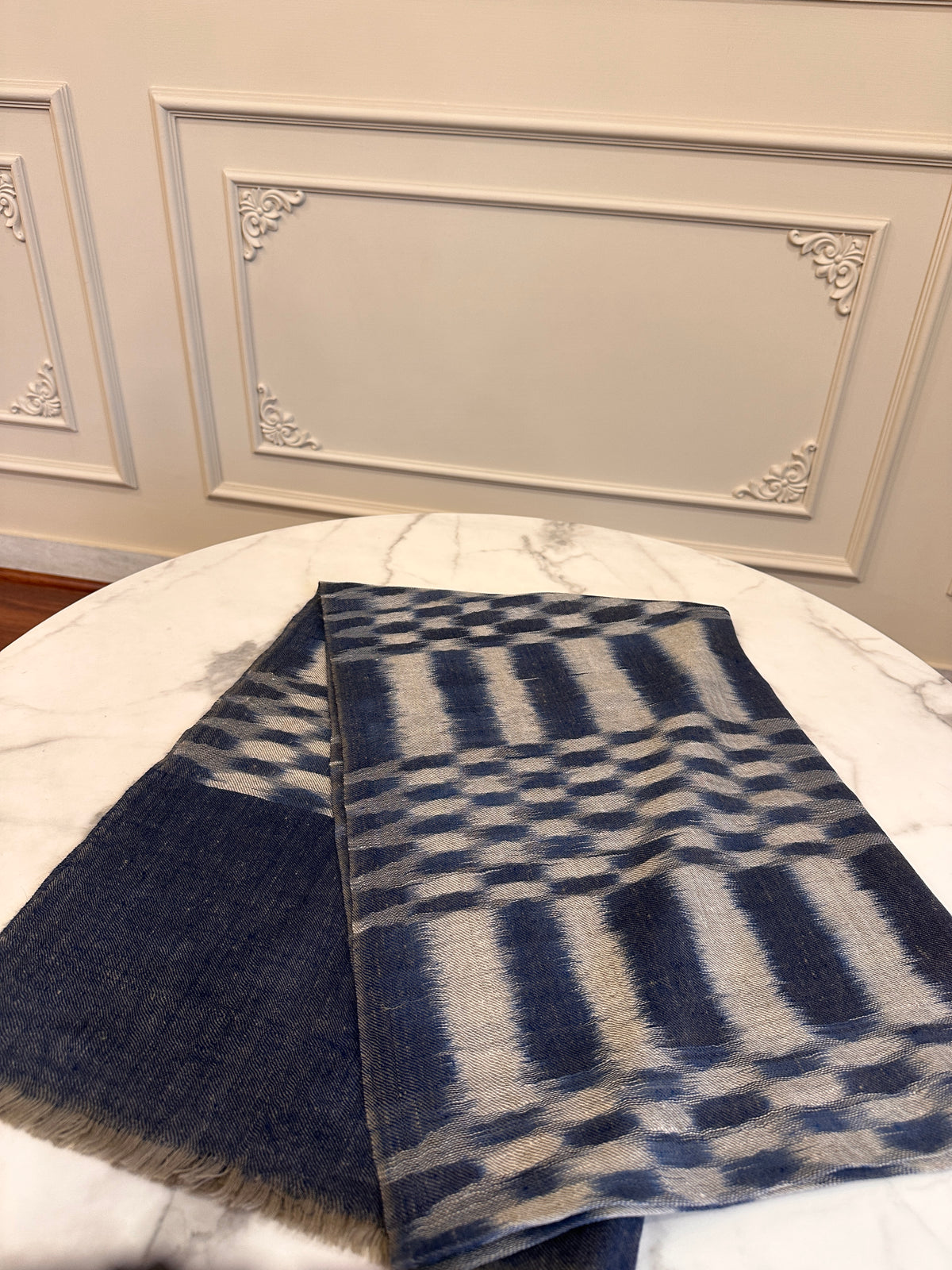 Pashmina Handloom Ikat Stole