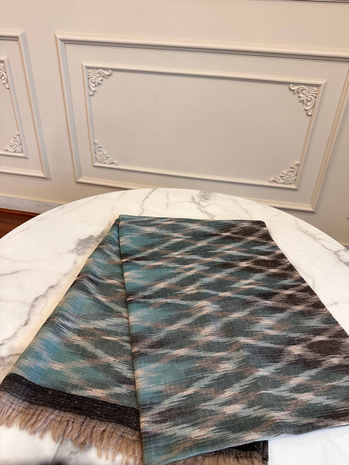 Pashmina Handloom Ikat Stole
