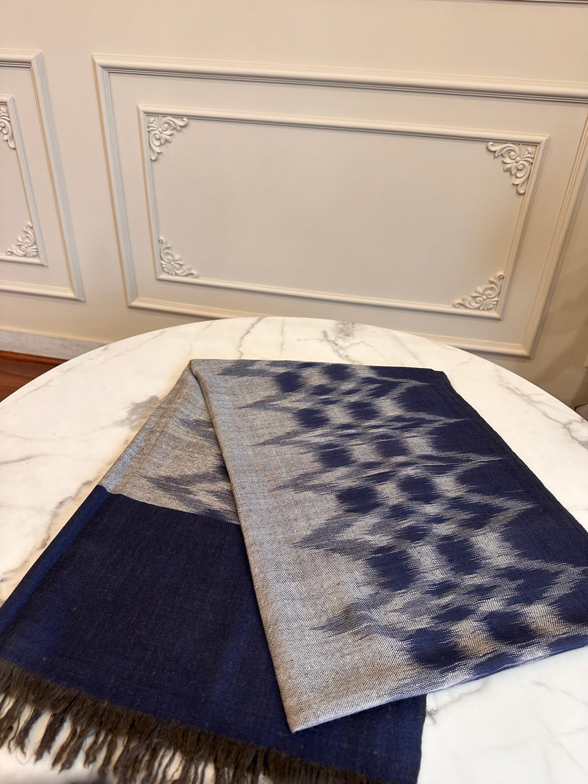 Pashmina Handloom Ikat Stole