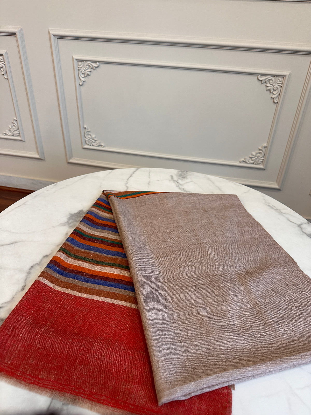 Pashmina Handloom Ikat Stole