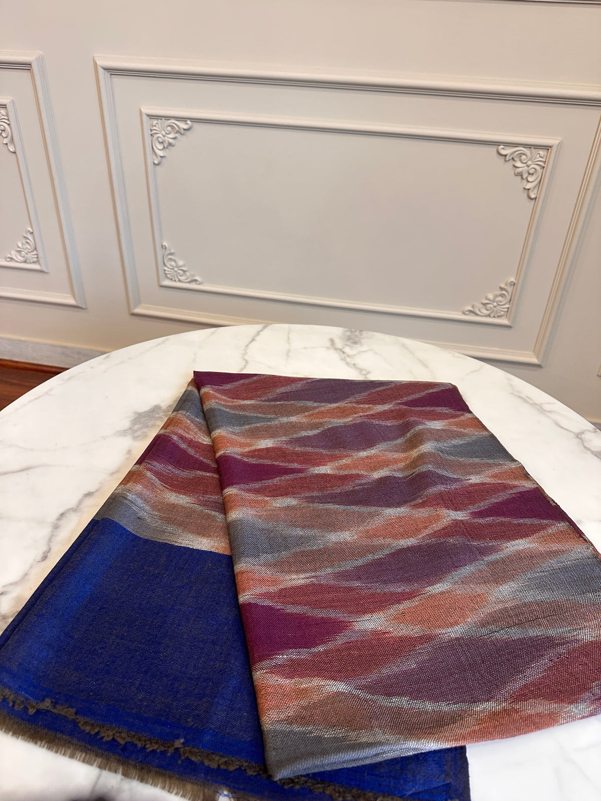 شال الباشمينا اليدوي كالامكاري 