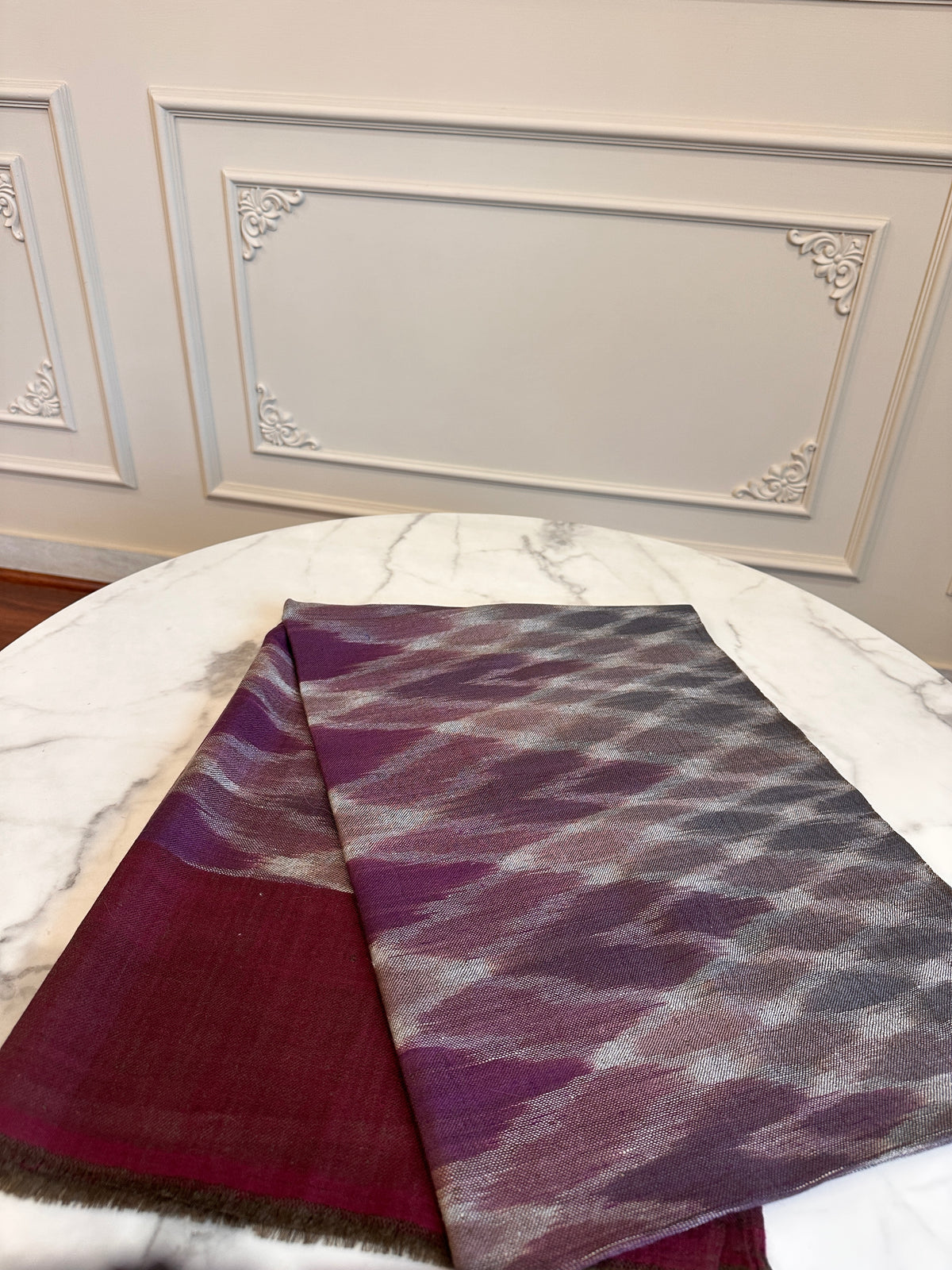 Pashmina Handloom Ikat Stole