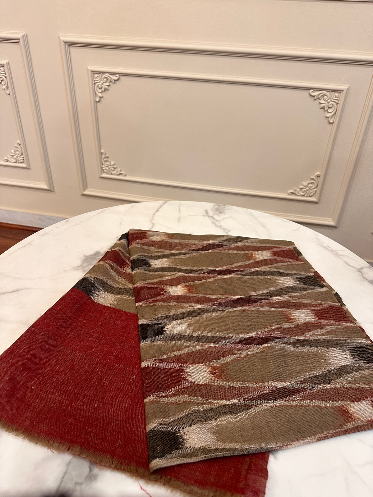Pashmina Handloom Ikat Stole