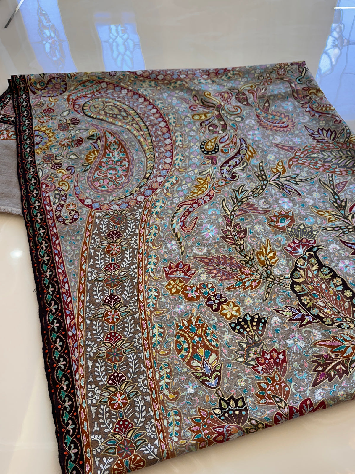 Pashmina Handloom Kalamkari Shawl