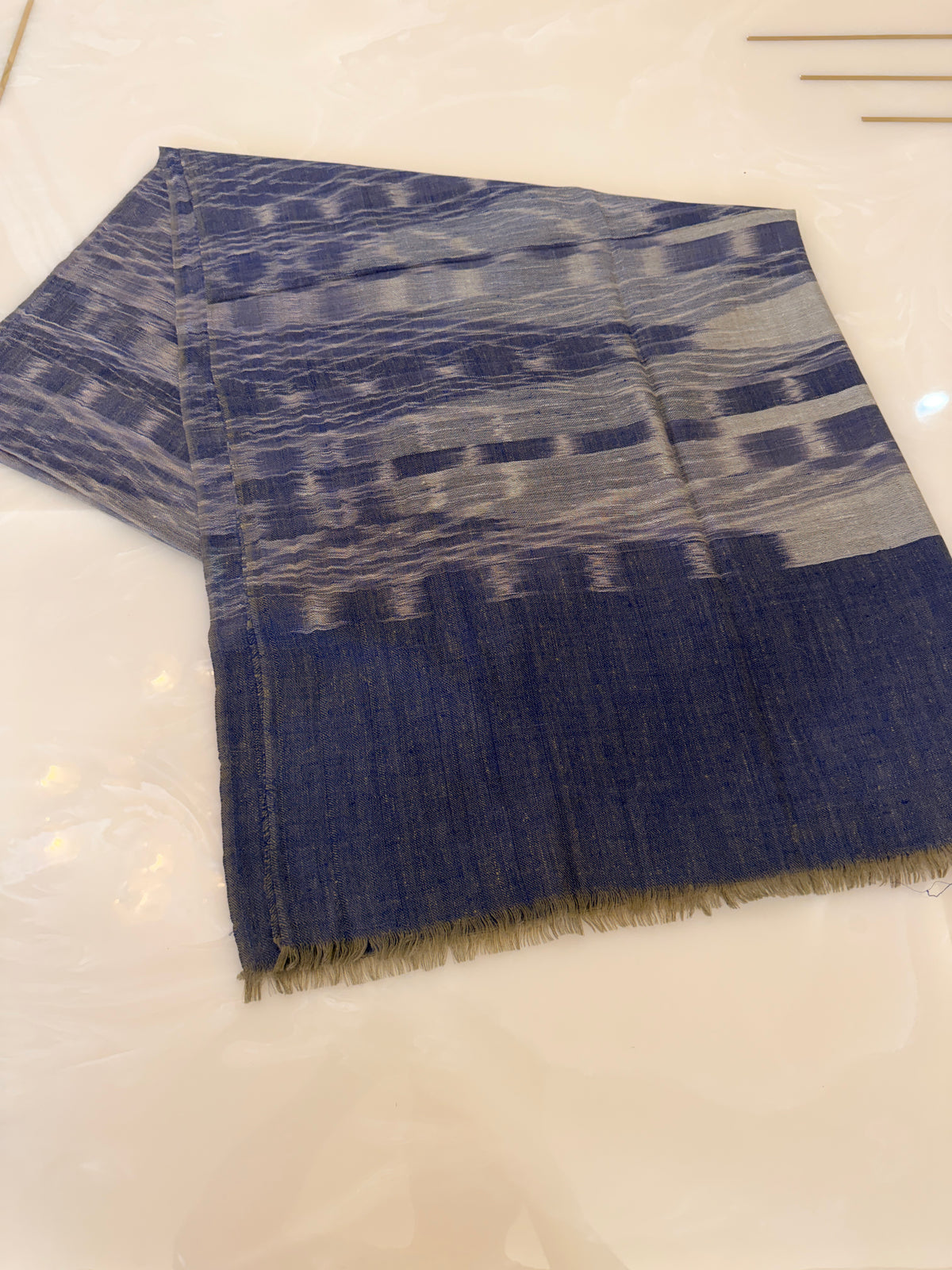 Pashmina Handloom Ikat Shawl