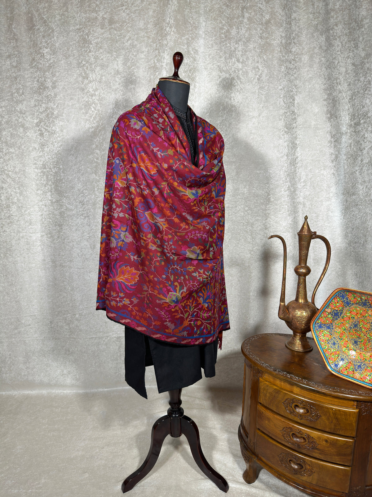 Pashmina Women's Handloom Kani Shawl