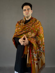Pashmina Men's Handloom Kani Shawl