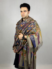 Pashmina Men's Handloom Kani Shawl
