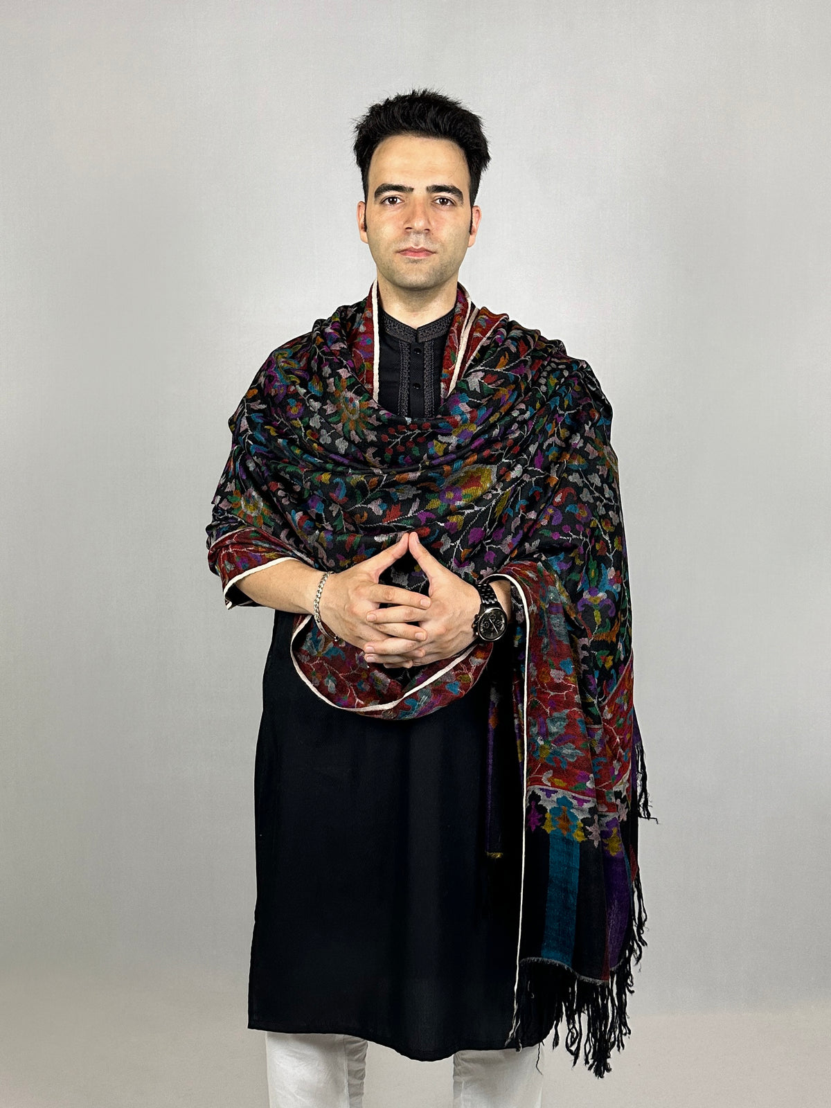 Pashmina Men's Handloom Kani Shawl