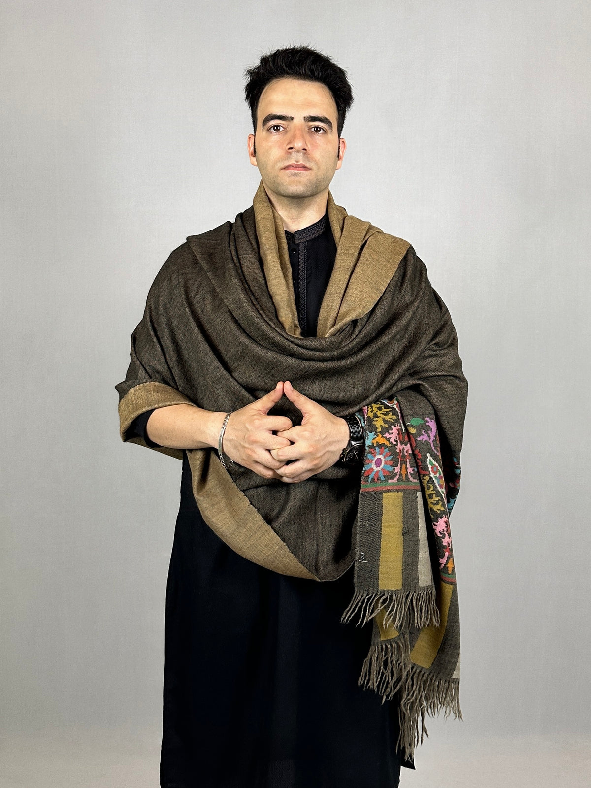 Pashmina Men's Handloom Kani Shawl