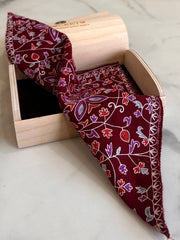 Pashmina Handloom Kalamkari Pocket Square