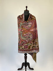 Pashmina Unisex Handloom Kashmiri Kalamkari Shawl