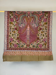 Pashmina Unisex Handloom Kashmiri Kalamkari Shawl