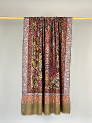 Pashmina Unisex Handloom Kashmiri Kalamkari Shawl