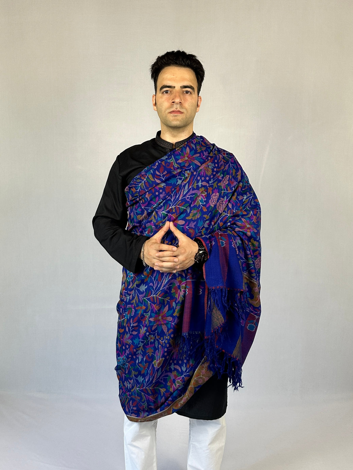 Pashmina Men's Handloom Kani Shawl