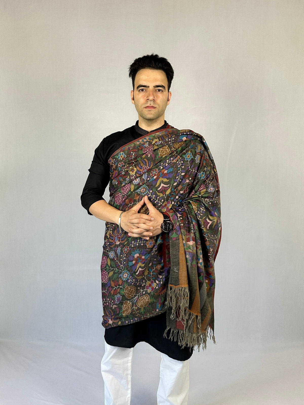 Men's Handloom Kani Shawl
