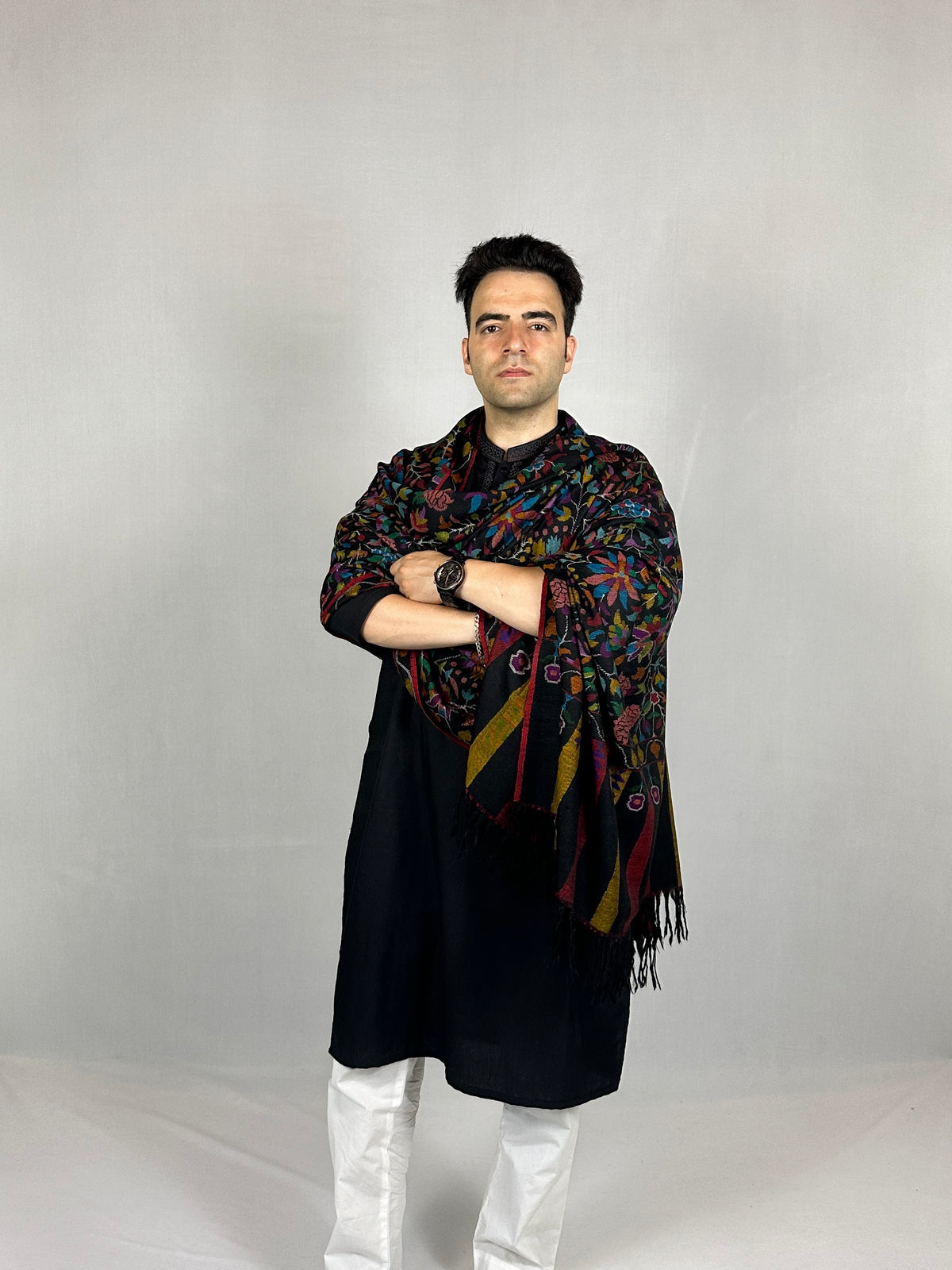 Pashmina Men's Handloom Kani Shawl