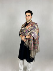 Pashmina Men's Handloom Kani Shawl