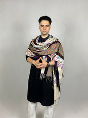 Pashmina Men's Handloom Kani Shawl