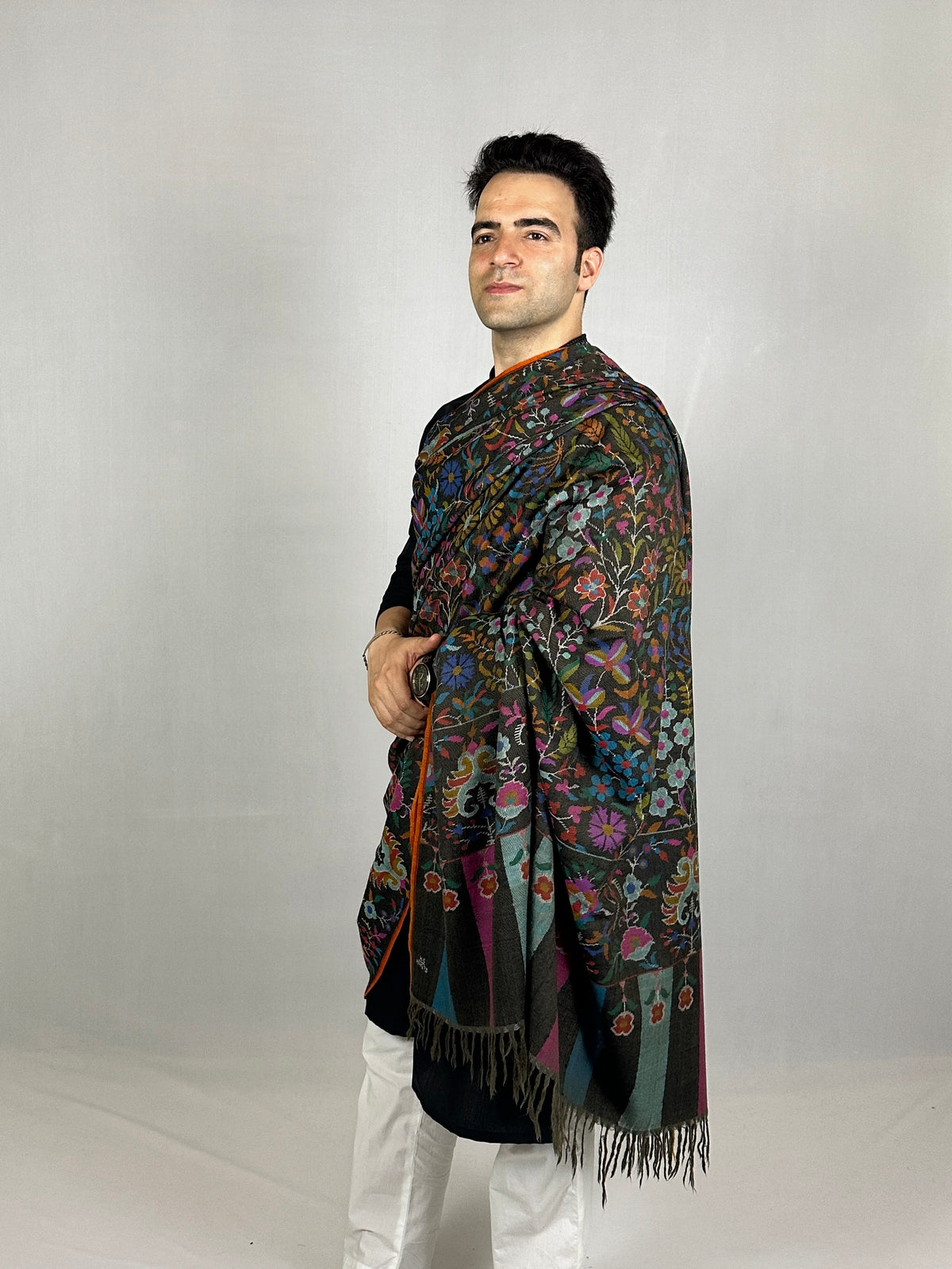 Pashmina Men's Handloom Kani Shawl