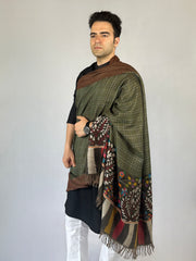 Pashmina Men's Handloom Kani Shawl
