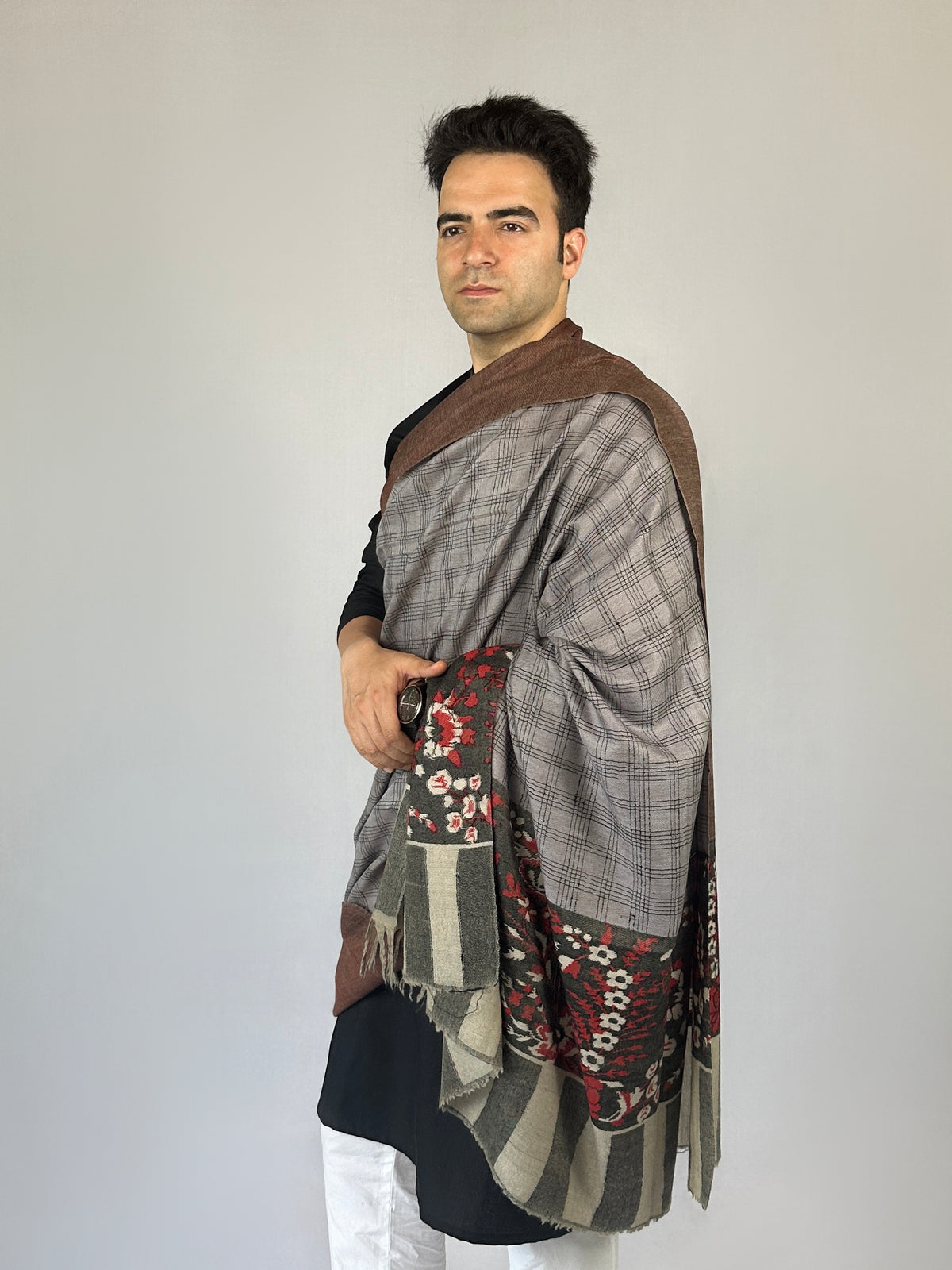 Pashmina Men's Handloom Kani Shawl