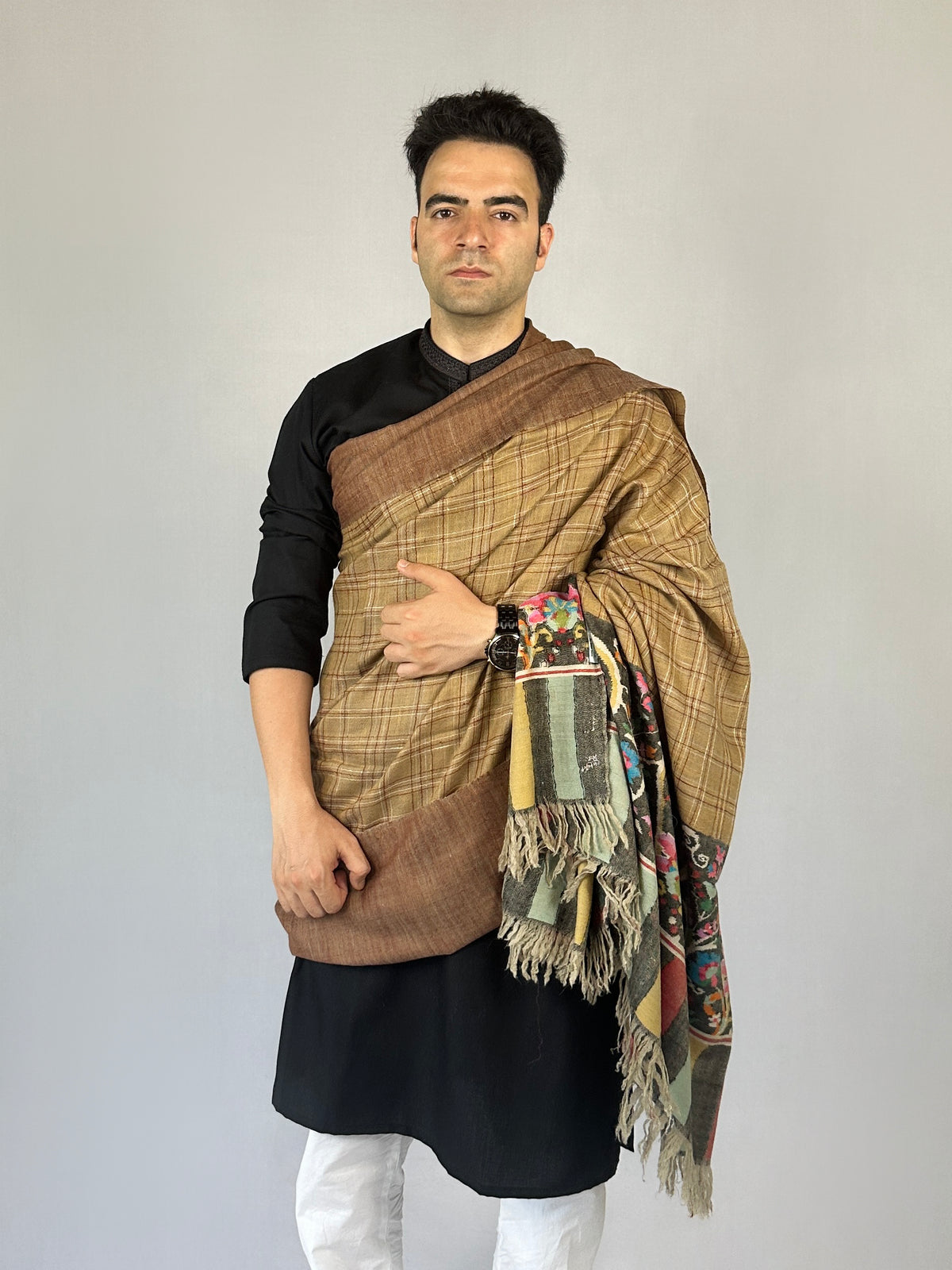Pashmina Men's Handloom Kani Shawl