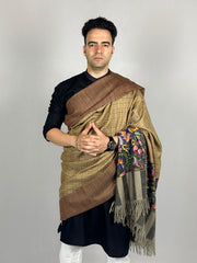 Pashmina Men's Handloom Kani Shawl