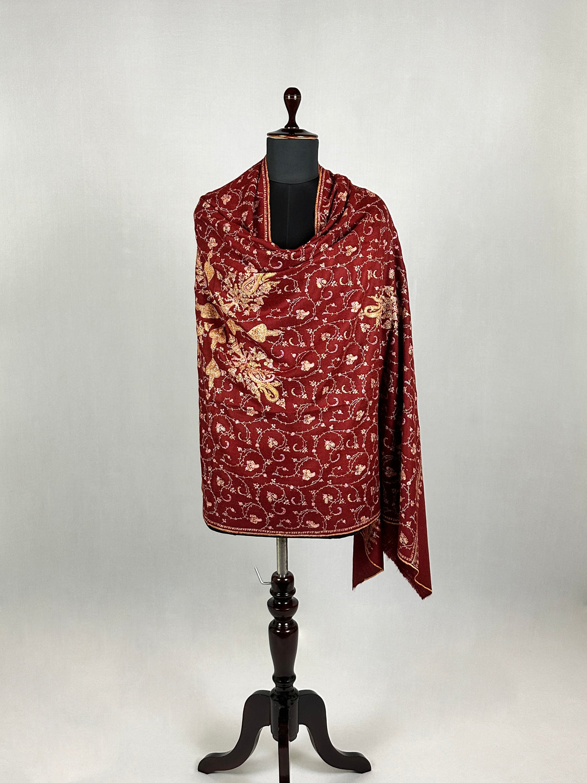 Pashmina Women's Handloom Sozni Shawl