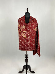 Pashmina Women's Handloom Sozni Shawl