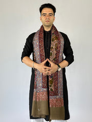 Pashmina Unisex Handloom Kashmiri Kalamkari Shawl