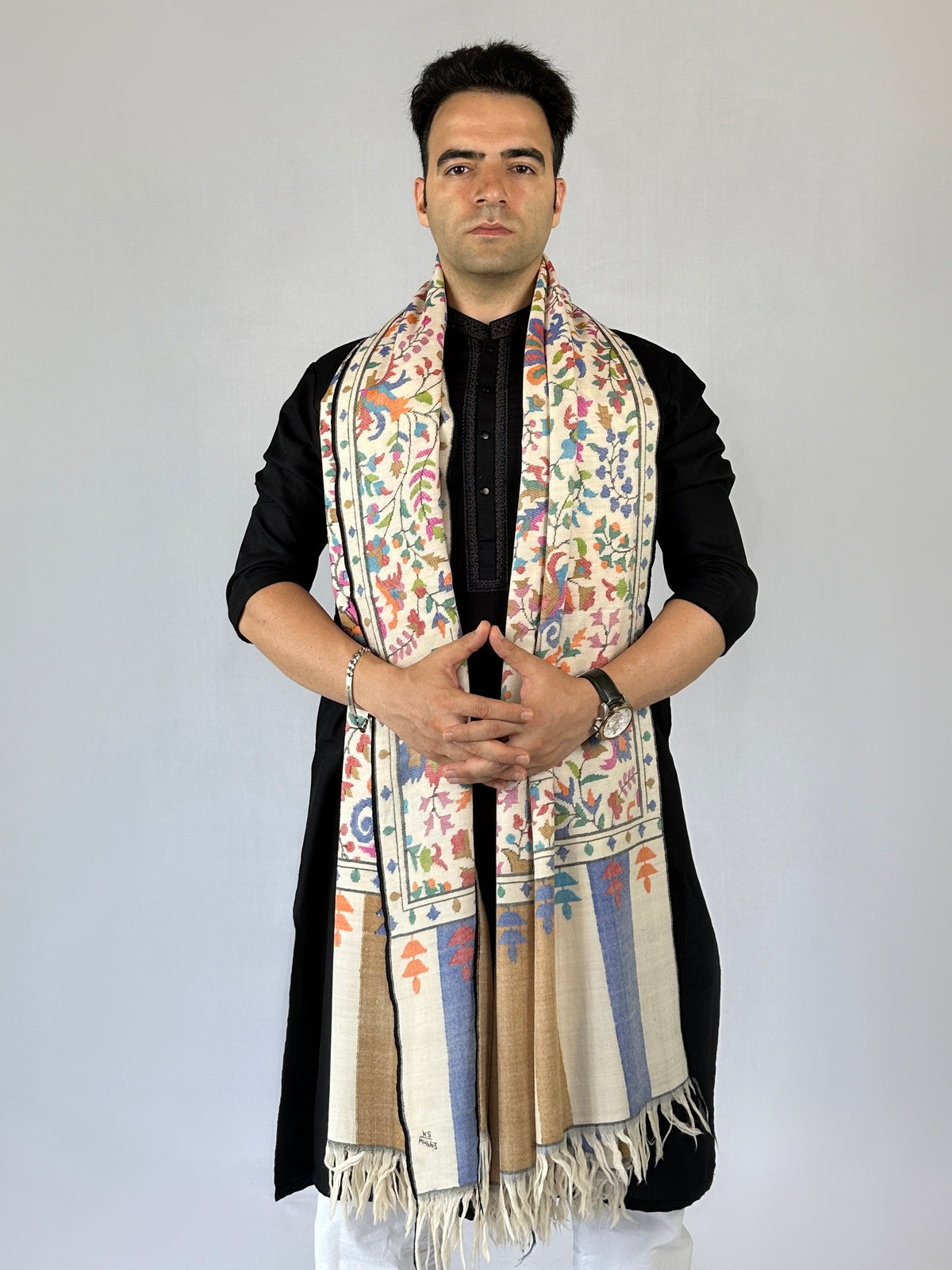 Pashmina Unisex Handloom Kani Shawl