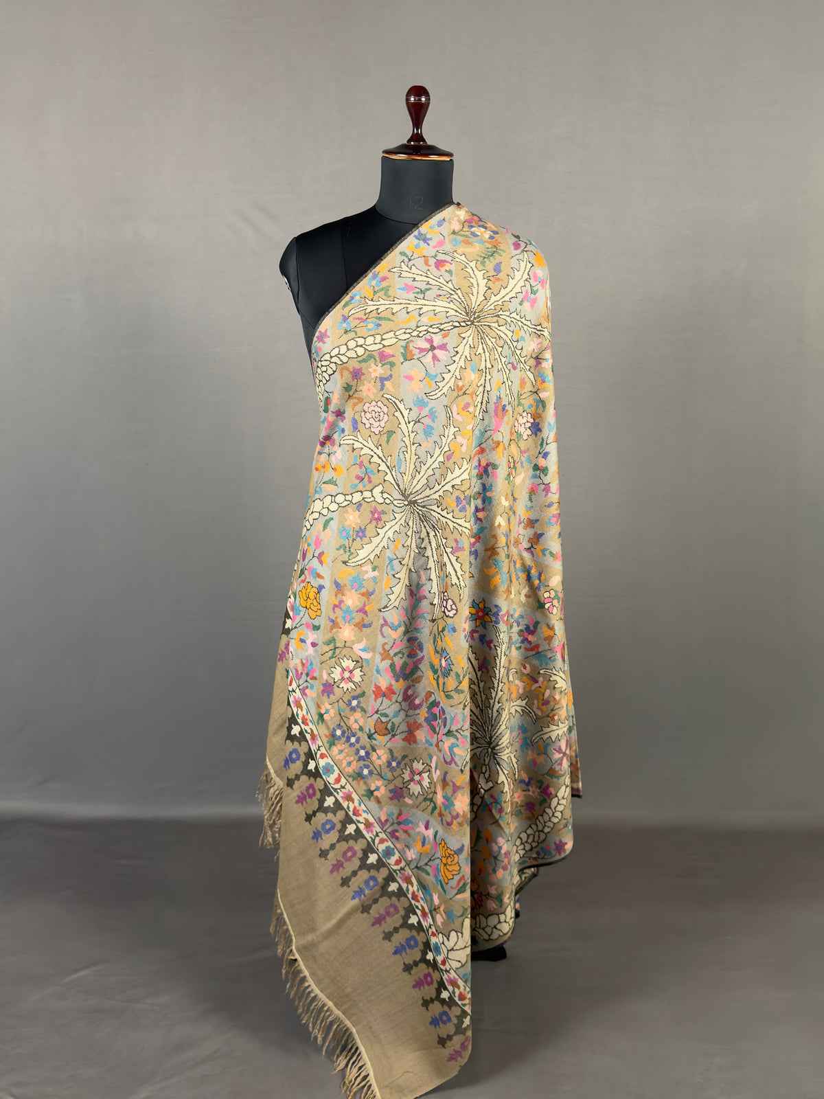 Pashmina Women's Handloom Kani Shawl