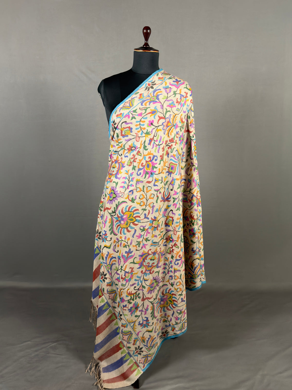 Pashmina Women's Handloom Kani Shawl