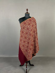Pashmina Women's Handloom Sozni Shawl